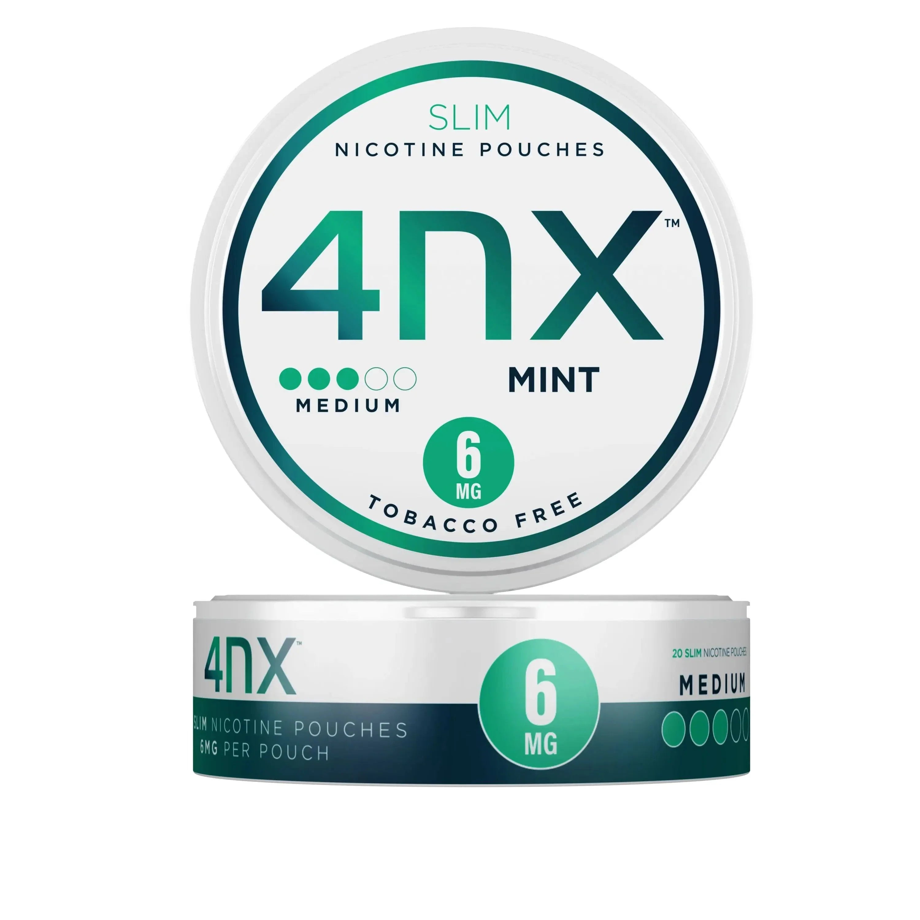 Mint Extra Strong Nicotine Pouches by 4NX 18mg - Click & Vape