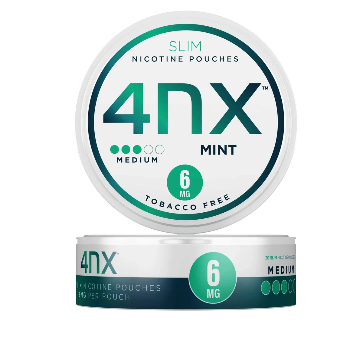 Mint Extra Strong Nicotine Pouches by 4NX 18mg - Click & Vape