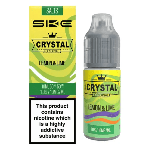 SKE Crystal Original 10ml Nic Salts LEMON & LIME - Click & Vape