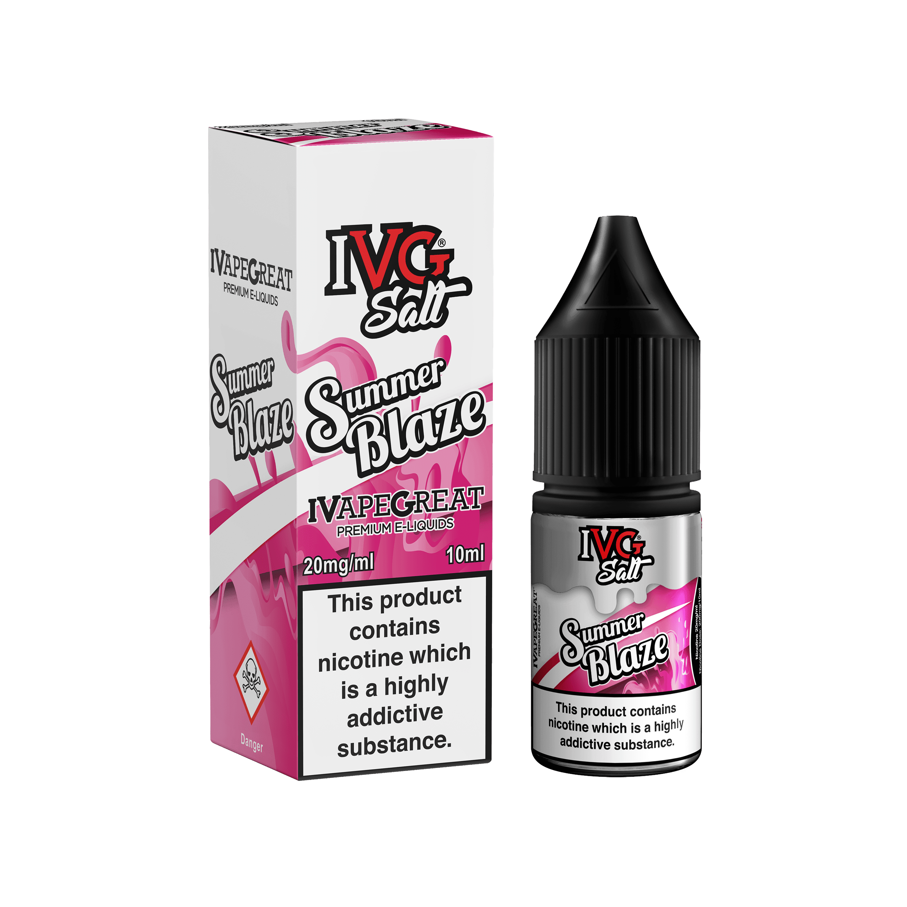 Summer Blaze Nic Salt E-Liquid By IVG 10ml - Click & Vape