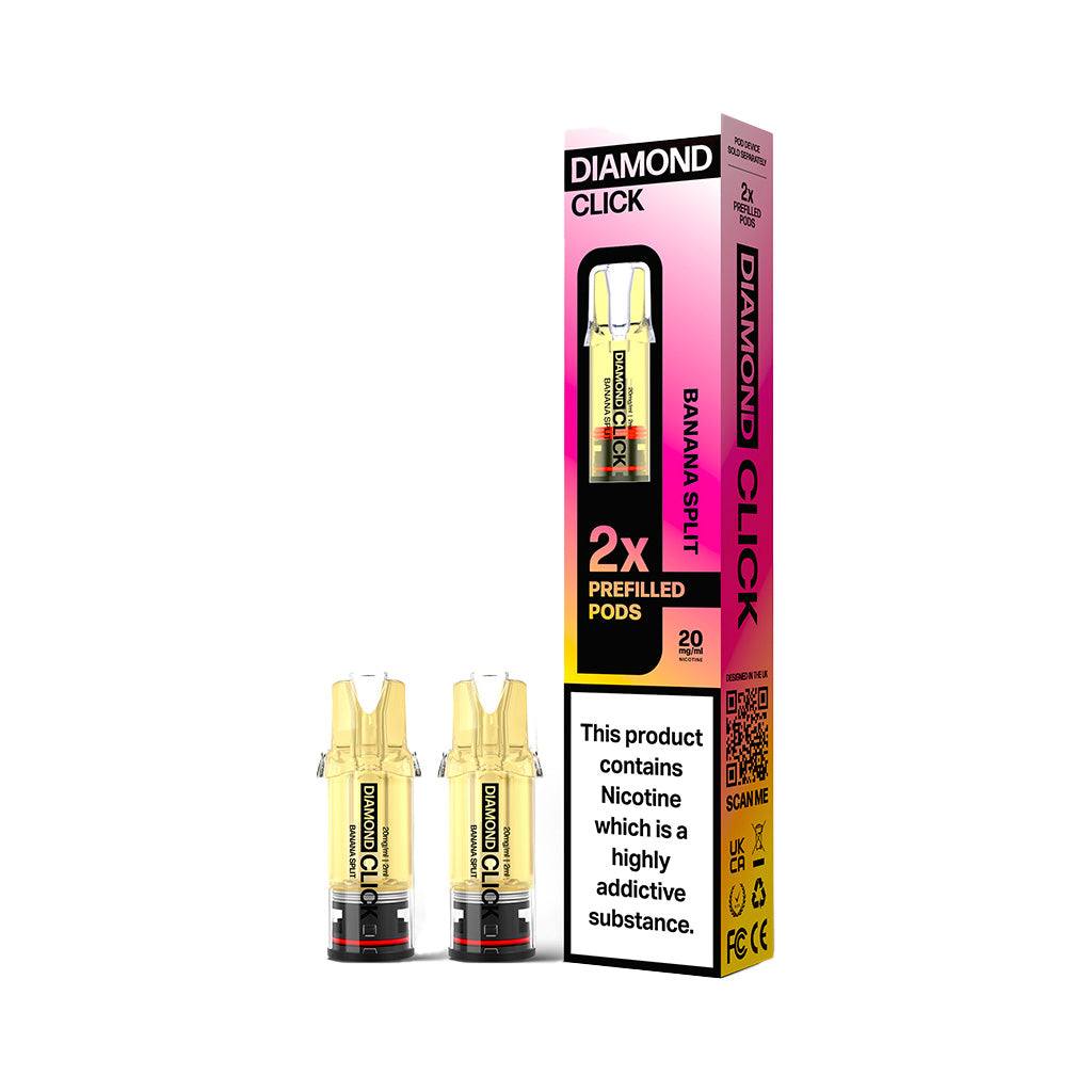 Vapes Bars Diamond Click Banana Split - Click & Vape